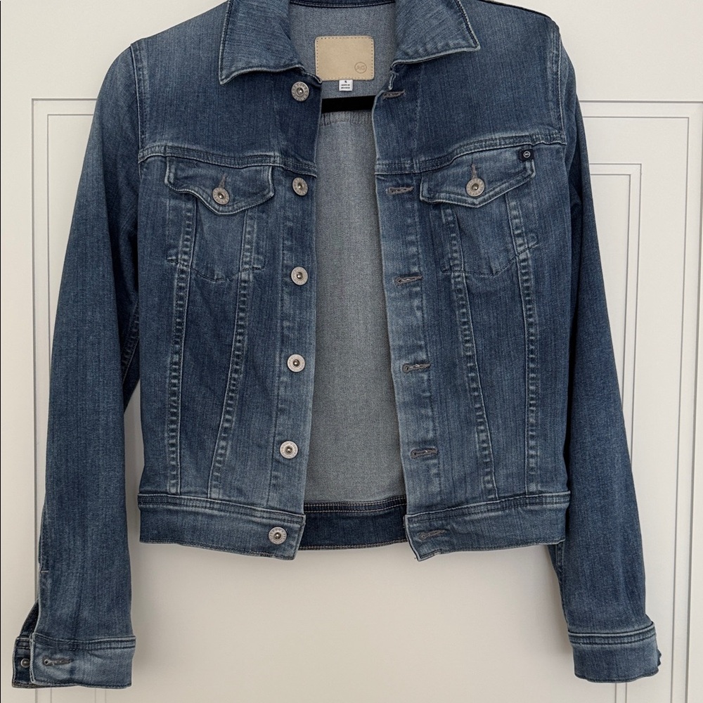 AG Adriano Goldschmied Dark Blue Jean Jacket
